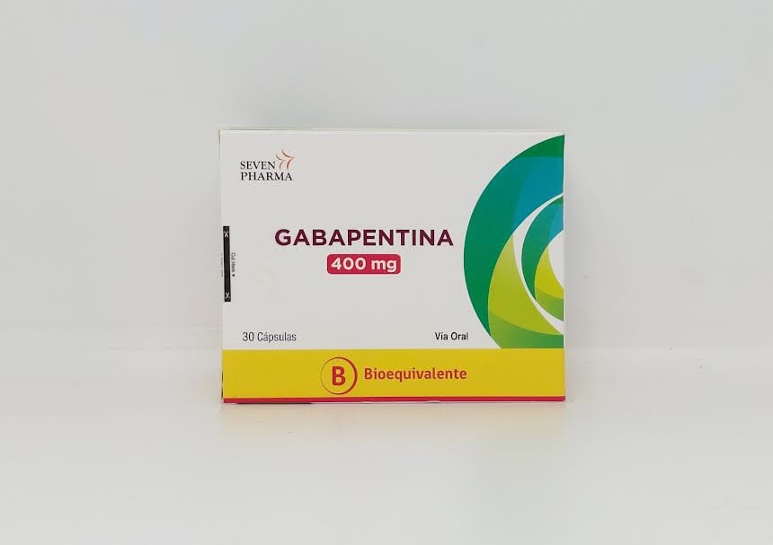 Gabapentina 400 mg x 30 cápsulas "Ley Cenabast" SEVEN PHARMA